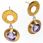 Ohrschmuck Fliederamethyst